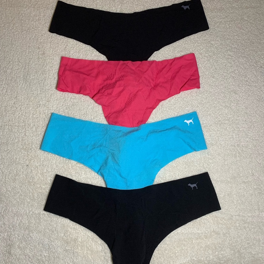 4 NWT Victorias Secret PINK seamless underwear